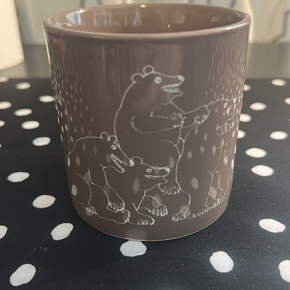 Vintage Taylor & Ng 1979 Naughty Orgy Frolicking Bears Mug Coffee Cup Brown - Picture 4 of 8